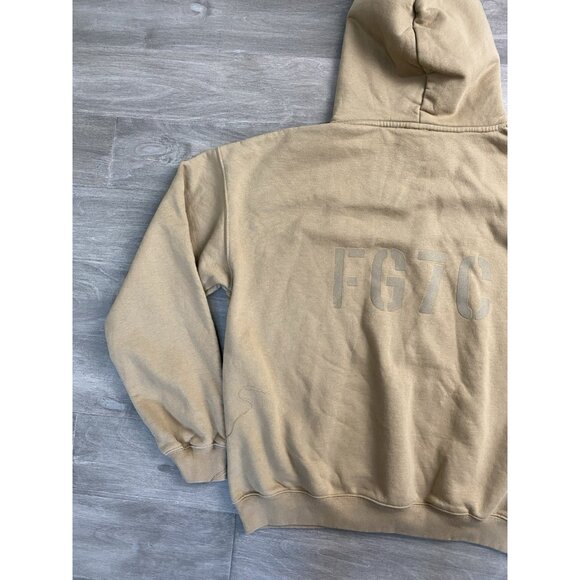 Fear Of God FG7C Hoodie Men Large Beige Sweatshirt Seventh Collection - Picture 13 of 16